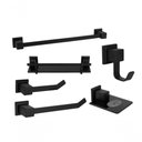 Ver imagem 1 de Kit Banheiro Lavabo Preto Fosco 6 Peças Black Acessorios