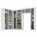 Ver imagem 5 de Guarda Roupa Modulado de Canto 11P 2GV Branco