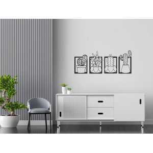 Quadros Decorativos Quarto Decoração Cactos