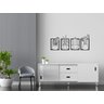 Quadros Decorativos Quarto Decoração Cactos - 1