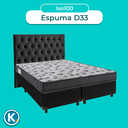 Ver imagem 4 de Kit Cama Box + Cabeceira + Colchão Casal D33 - Iso100 - Ortobom