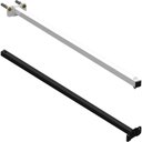 Ver imagem 4 de 06 Suportes Refletor Base Reta Braço 80 Cm 6 Cjts - Branco