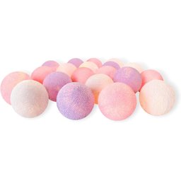 Bolinhas de Luz Cormilu Led, À Pilha, 20 Bolas, 2.8m, (rosa e Lilás) - 2