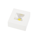 Ver imagem 2 de Spot Led Avant Authentic Sobrepor Quadrado 5w Branco Fosco 3000k Amarelo Biv