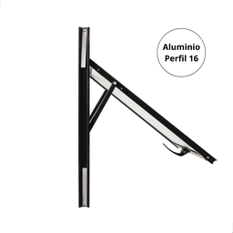 Maxin-ar Vitrô para Banheiro Janela Basculante Tamanha 60x50 em Aluminio Preto e Vidro Boreal - 4