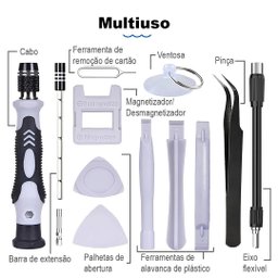 Conjunto de Ferramentas 115 Peças Manutenção Profissional - 3