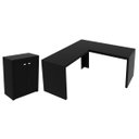 Ver imagem 1 de Conjunto para Escritório Preto Mesa e Balcão Tecnomobili