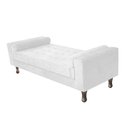 Ver imagem 1 de Recamier Baú Félix Solteiro 140 Cm Corano - Adj Decor - Branco