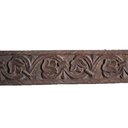 Ver imagem 1 de Escultura Retangular de Madeira Talhada com Flores L195XA12 cm