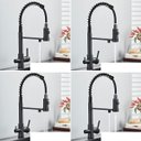 Ver imagem 2 de Torneira Cozinha Pia Monocomando Preta C/ Filtro Luxo