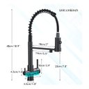 Ver imagem 7 de Torneira Cozinha Pia Monocomando Preta C/ Filtro Luxo