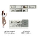 Ver imagem 7 de Cozinha Completa 260002 Com Armário E Balcão Branco/Cinza