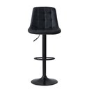 Ver imagem 4 de Banqueta Alta Elegance Estofada com Base Giratória e Regulagem de Altura - Preto
