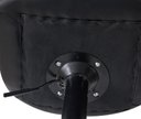 Ver imagem 7 de Banqueta Alta Elegance Estofada com Base Giratória e Regulagem de Altura - Preto