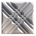 Ver imagem 2 de Forma 3D Gesso e Cimento ABS 1mm - Xis 30x30 cm