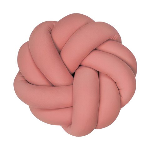 Almofada de Nó Circle:Rosa Chá