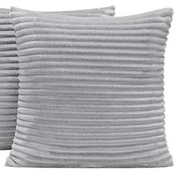 Kit 04 Almofadas Cheias Velvet Bariloche 45cm X 45cm - Cinza Bia Enxovais Almofada Velvet - 2