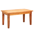 Ver imagem 1 de Mesa de Jantar 1,7 M Madeira Maciça Natural Móveis Brasil