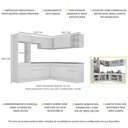 Ver imagem 5 de Armário De Cozinha Completa De Canto Branco