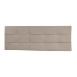 Kit Painel e Calçadeira Baú King 1,95m Roma Corano Bege - Pallazio - 7