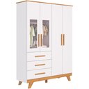 Ver imagem 2 de Guarda Roupa Retrô 4 Portas 100% Mdf Faura