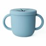 Copo para Bebê em Silicone Anti Derramamento Copinho para Introdução Alimentar Cor:Azul Claro - 1