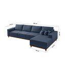 Ver imagem 7 de Sofá Cronos 03 Metros Chaise Lado Direito Meu Sofá Online