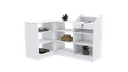 Ver imagem 1 de BALCÃO EM L COM CAIXA TAMPO RETO M308.B MUNDI MOVEIS
