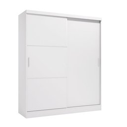Guarda-roupa Solteiro Kappesberg 2 Portas de Correr 2 Gavetas Branco - 3
