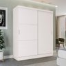 Guarda-roupa Solteiro Kappesberg 2 Portas de Correr 2 Gavetas Branco - 1