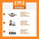Ver imagem 2 de KIT - Panela WOK 6L 36 cm Vermelho + 1 Faqueiro 30pç + 1 Conjunto Facas 9pç - Tramontina
