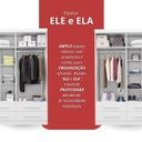 Ver imagem 7 de Guarda-Roupa Casal 6 Portas 6 Gavetas Majestic Branco