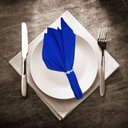 Ver imagem 2 de Kit 10 Guardanapos 45x45 Oxford - Magic Enxovais Azul