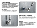 Ver imagem 3 de Torneira Basic de Parede com Bica Alta para Banheiro e Lavanderia 1/4 de Volta