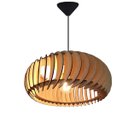 Ver imagem 2 de Lustre Luminária Pendente de Madeira Mdf Mod. Sophia Gd Inclinado