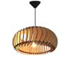 Lustre Luminária Pendente de Madeira Mdf Mod. Sophia Gd Inclinado - 2
