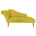 Ver imagem 1 de Recamier Divã Pés Palito para Sala Cecilia 1.60cm Corano Amarelo - Incasa Decor