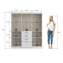 Ver imagem 6 de Guarda-Roupa Casal 6 Portas Cancun 7000 