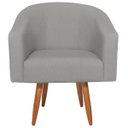 Ver imagem 5 de Kit 2 Poltronas Decorativa Jade Design Moderno Sala de Estar Quarto Escritório Confortável Luxo Pés