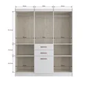 Ver imagem 5 de Guarda-Roupa Casal 6 Portas Cancun 7000 