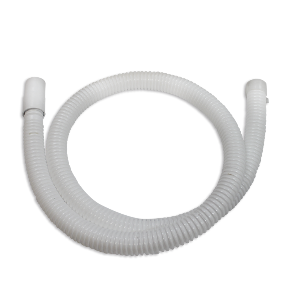 Mangueira Saída de Máquina Corrugada Bitola 3/4'' Tam 1,10 Metros Cor Branco Durín - 1