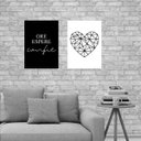 Ver imagem 2 de Kit 2 Placas Decorativas Ore Espere Confie 18x27cm