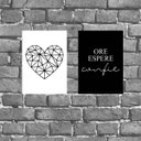 Ver imagem 1 de Kit 2 Placas Decorativas Ore Espere Confie 18x27cm