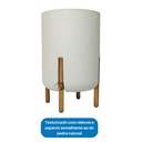 Ver imagem 7 de Vaso Cilíndrico Decore Polietileno 51x33x33cm Japi - Off-white