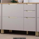 Ver imagem 2 de Balcão de Cozinha para Pia 120cm 2 Portas Marina Cinammon L01 - Mpozenato