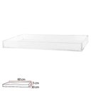 Ver imagem 2 de Bandeja Decorativa Acrílico 8mm Transparente 5x60x30cm