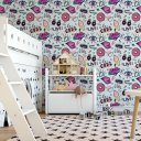 Ver imagem 2 de Papel de Parede Teens Meninas Girls And Love - 2,5x0,5m