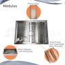Canal Organizador Cozinha Aço Inox 304 com 3 Módulos Tubrax - 2