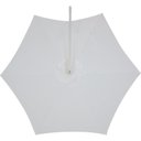 Ver imagem 2 de Ombrelone Suspenso Guarda Sol com Base Bel Veneza 3 Metros Branco P/ Piscina, Hotel, Varanda e Jardi