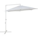 Ver imagem 1 de Ombrelone Suspenso Guarda Sol com Base Bel Veneza 3 Metros Branco P/ Piscina, Hotel, Varanda e Jardi